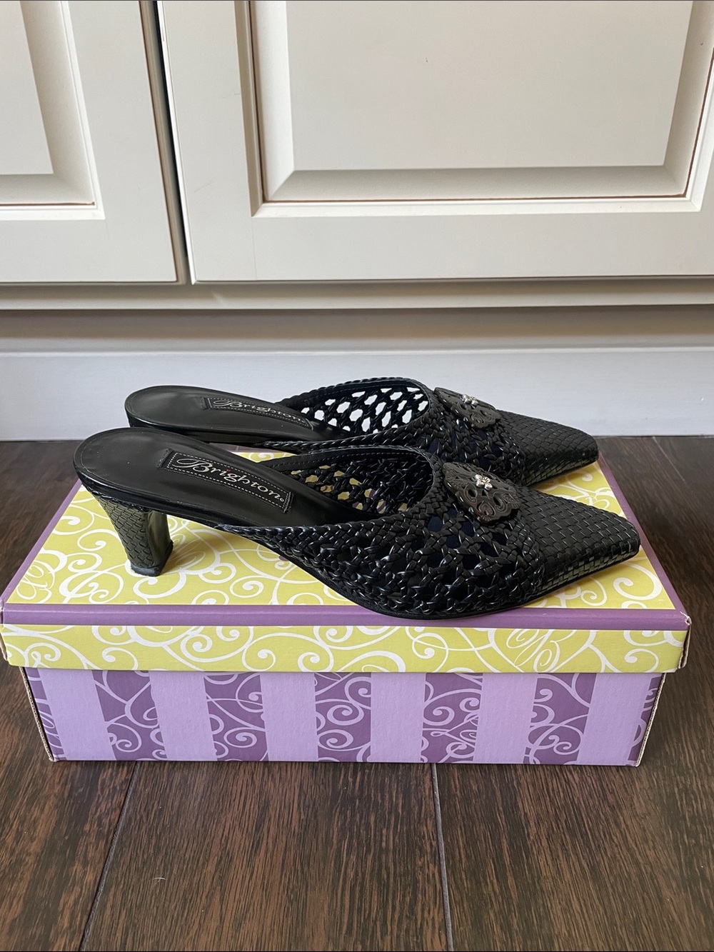 LIKE NEW BRIGHTON Heeled Mules!